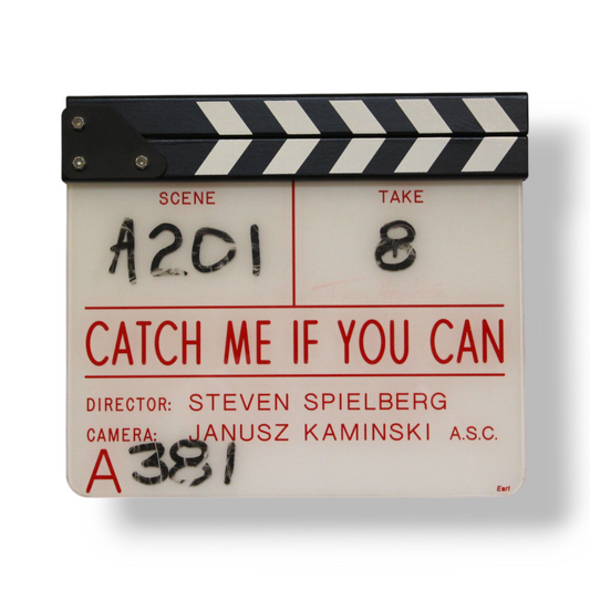 “Catch Me if you can” Clapper Board