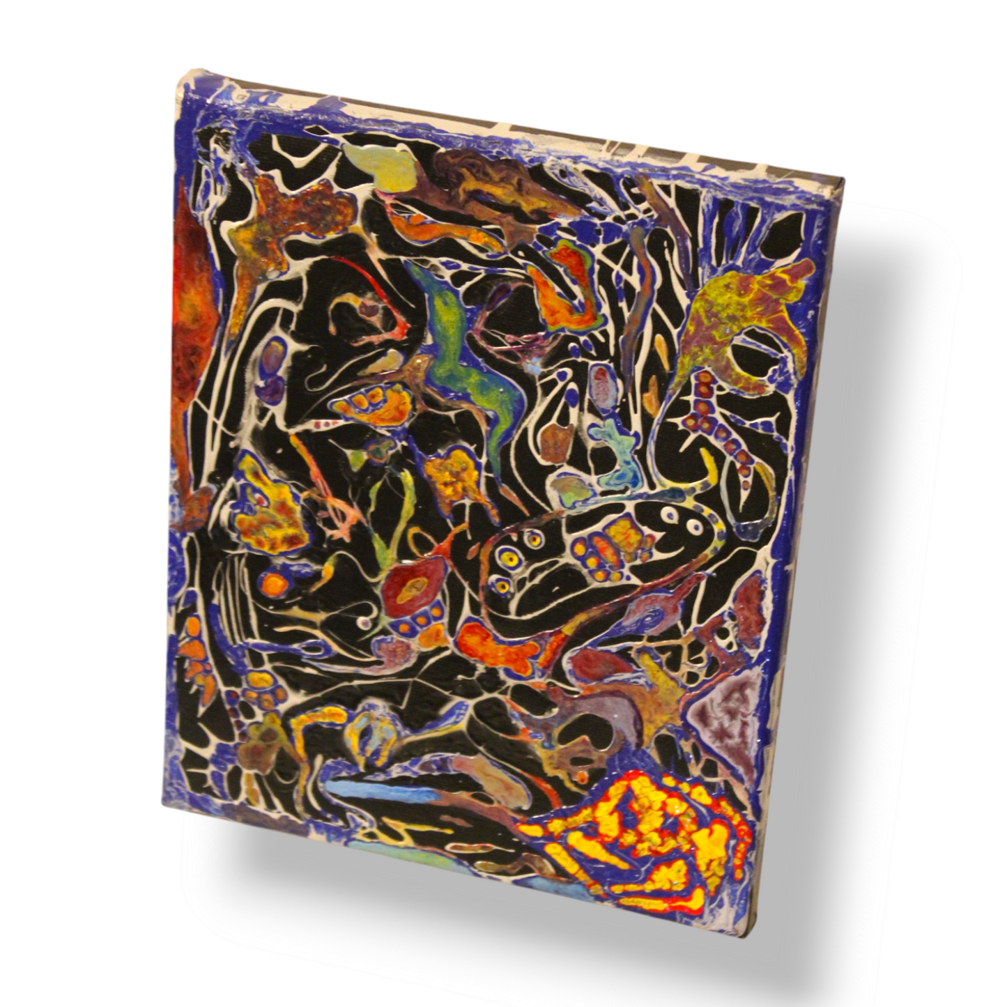 Cell Structure: Enamel on Canvas by Tal McAbian