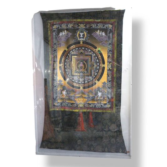 Tibetan Thangka Chakra Mandala
