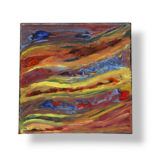 Uplift: Enamel on Canvas