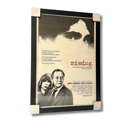 MISSING (1982 FILM); Framed Film Poster