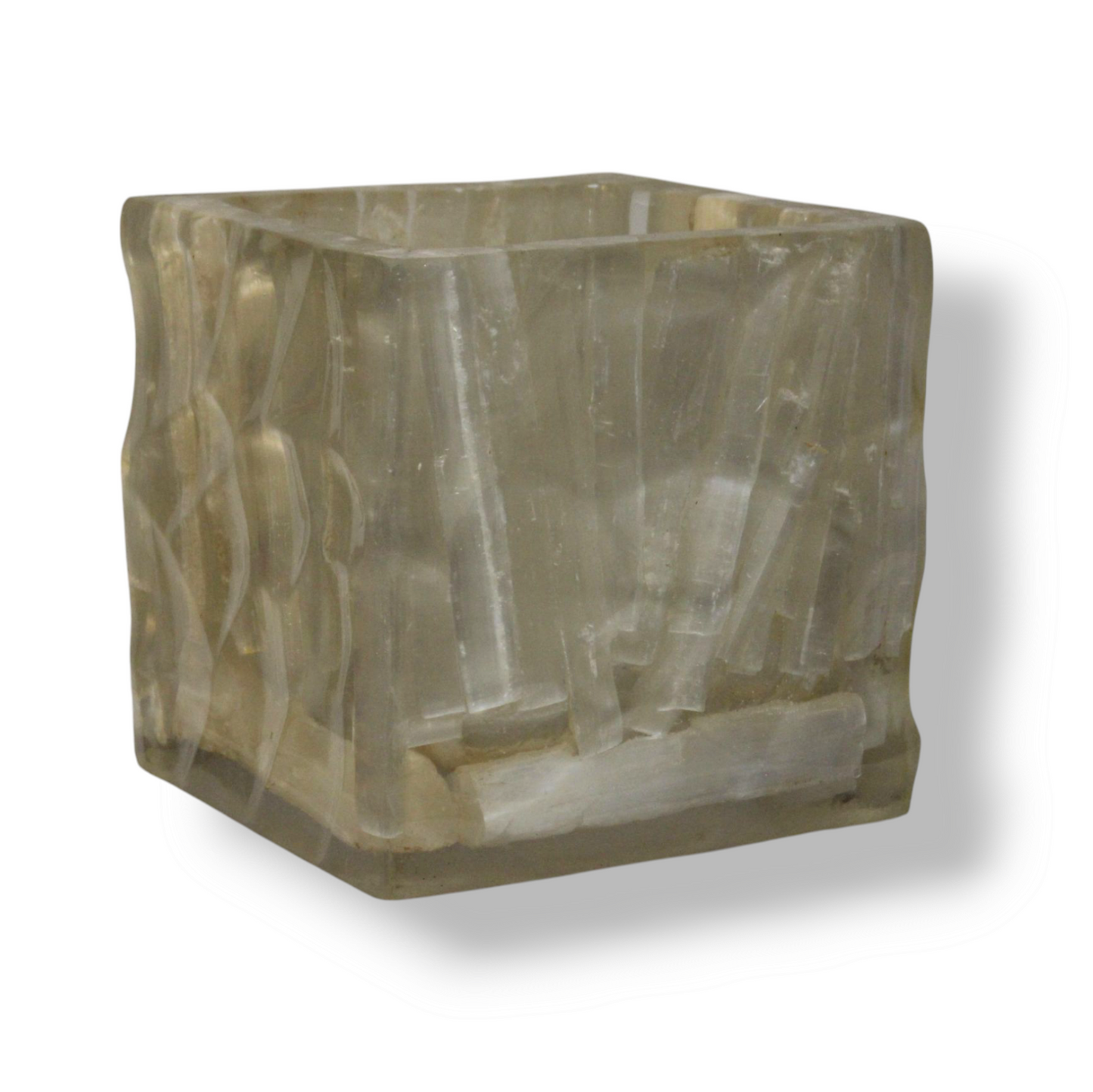 Selenite/Resin 8” Planter