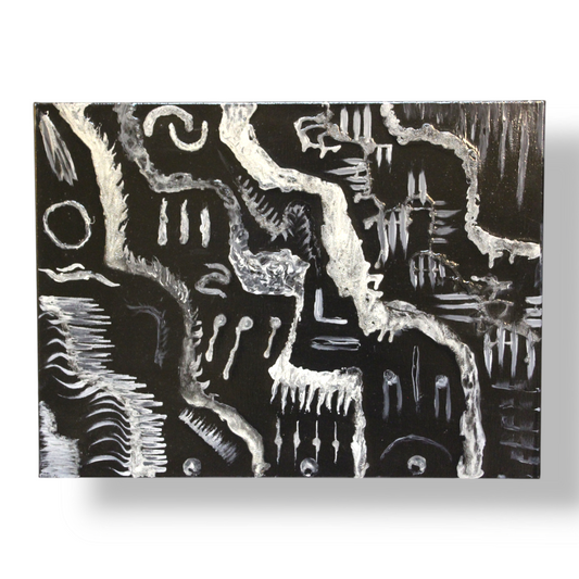 Underworld Species: Enamel on Canvas by Tal McAbian