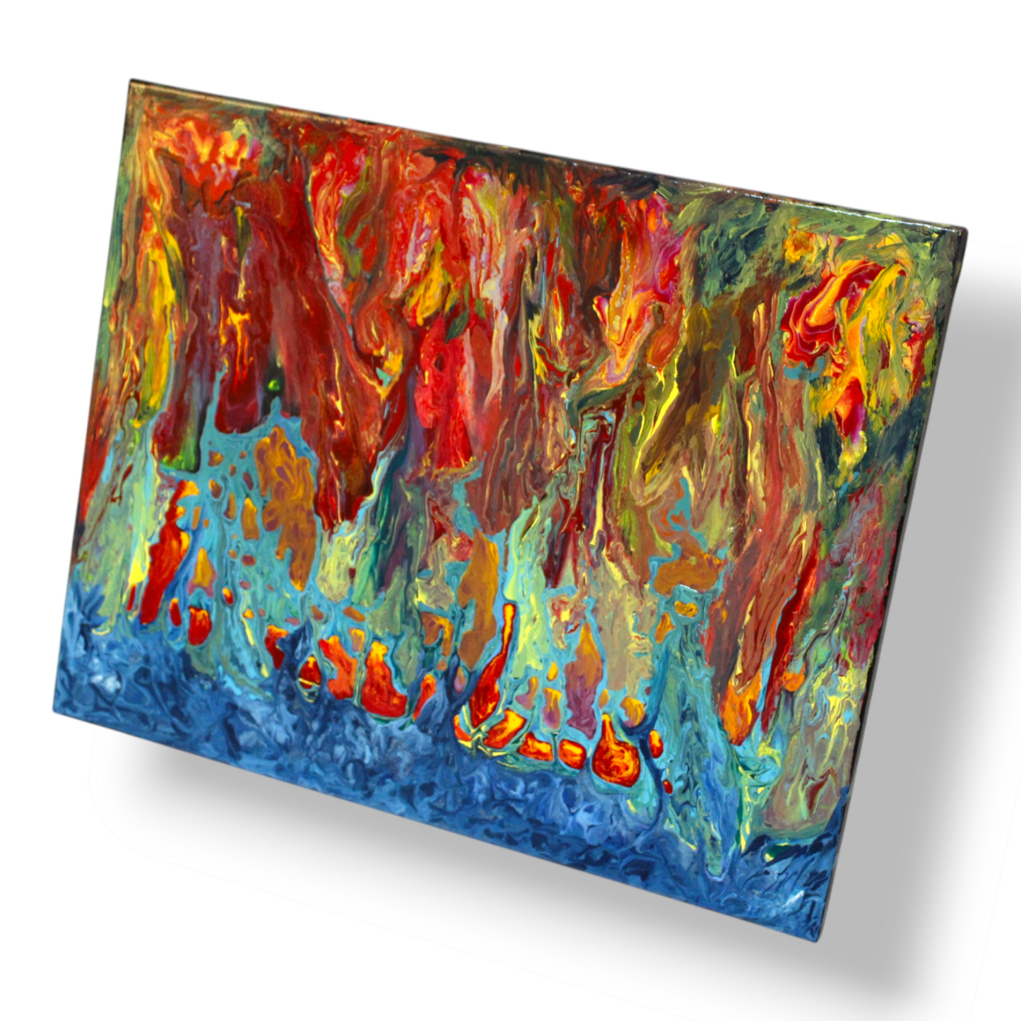 Enamel on Canvas by Tal McAbian