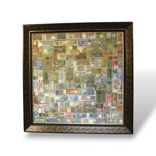 Currency Bill Collage
