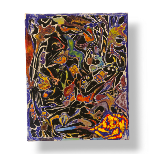 Cell Structure: Enamel on Canvas by Tal McAbian