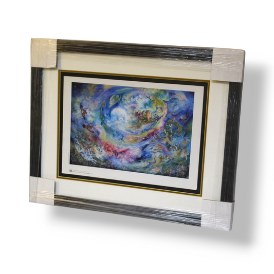 Exhilarating Fragrance by Mahmoud Farshchian – Framed Persian Art Print (1988)