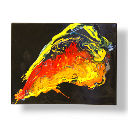 The Bear: Enamel on Canvas by Tal McAbian
